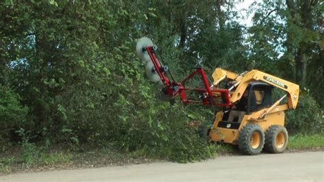 skid steer tree cutting attachment